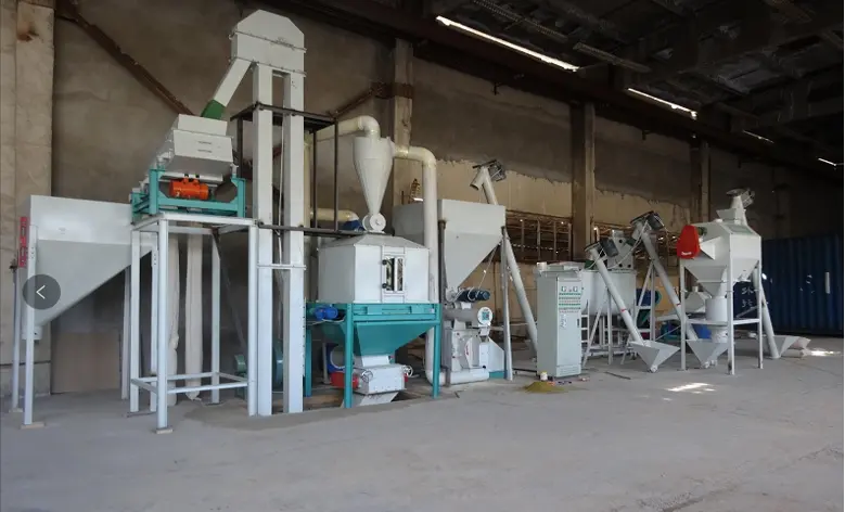 Feed pellet production line